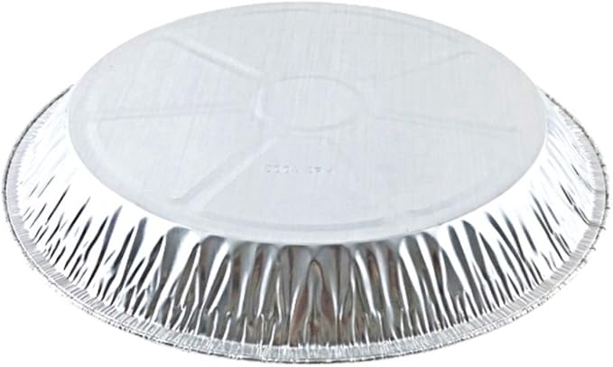 Handi-Foil 12" Aluminum Foil Pie Pan Extra-Deep Disposable Tin Plates (Pack of 12)