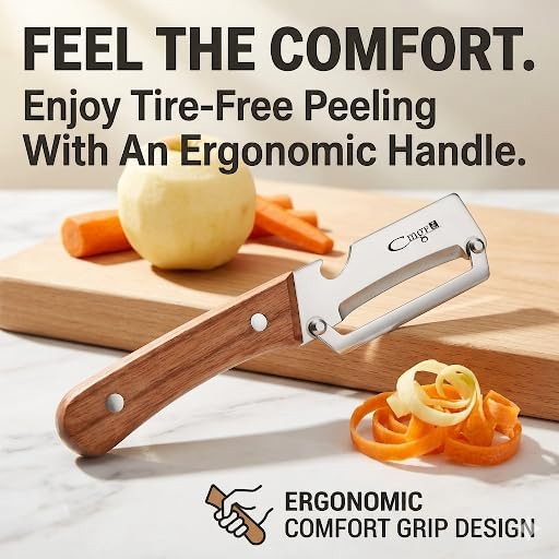 Vegetable Peeler,Effortless Peeling,Veggie Potato Fruit Peelers for Kitchen | Multifunctional Sharp Stainless Steel Blade Zero Flex Snag Peelers for Apple Carrot Cucumber Pumpkin Papaya Cheese Cabbage