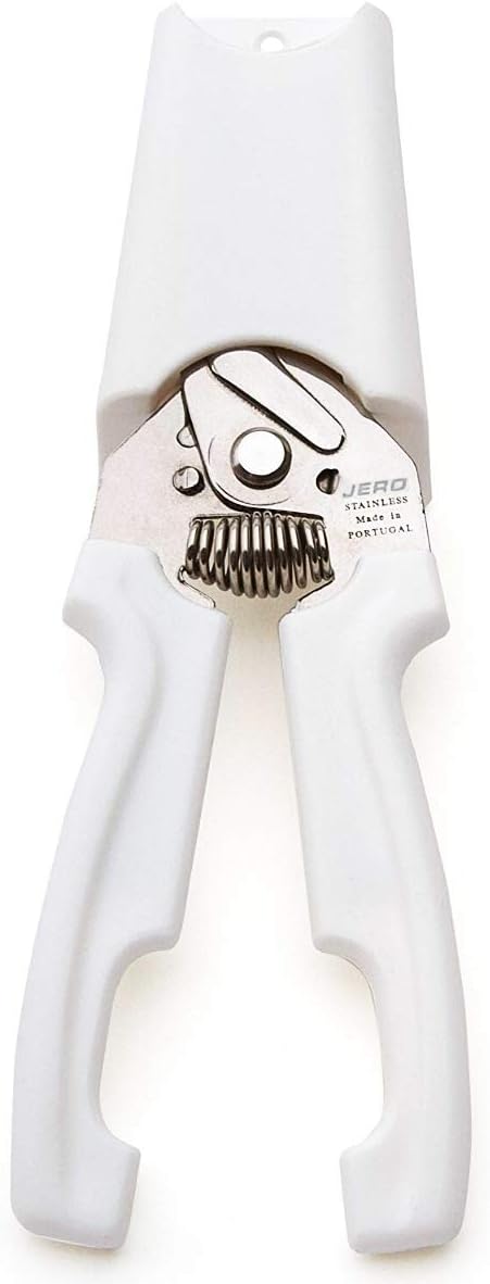 Spring Assisted Kitchen Shears with Holder — Durable Stainless Steel Scissors for Herbs, Kitchen Tasks, Floral Trimming, Crafting — Made in Portugal by Jero Knife Company