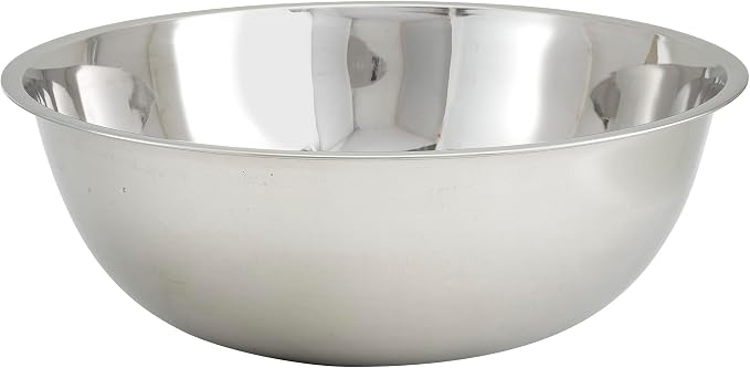 Winco MXB-2000Q Mixing Bowl, 20-Quart | Dishwasher safe, Heavy-duty, Reinforced rim, Great for Salads, Sides, Pasta and Shared Dishes