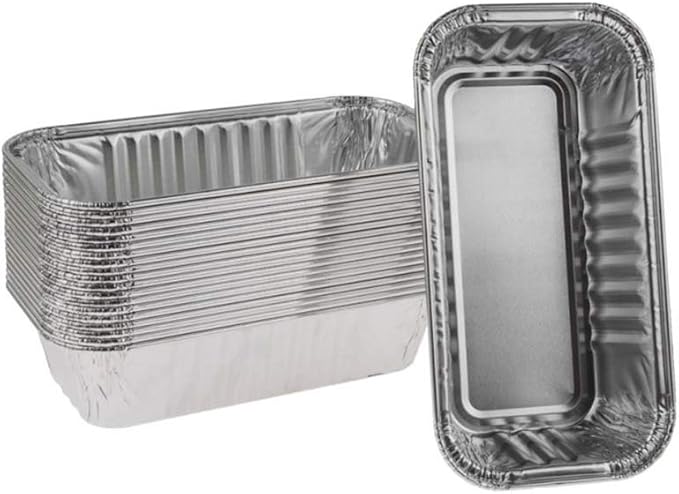 BBQ Future 20-Pack Aluminum Foil BBQ Grease Grill Drip Pans Replacement for Char-Broil 9328812P06, 7" L x3.5 W x1.5 D | Replacement for Char-Broil 9328812P06, 7" L x3.5 W x1.5 D