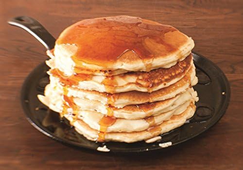 Lodge Round Seasoned Cast Iron Griddle 10.5 Inches - Round-Shaped, Pre-Seasoned Iron Griddle Pan - Non-Toxic, PFAS-Free Cookware - Compatible with Stovetop, Oven, Grill, or Campfire (Pack of 3)