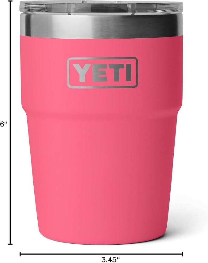 YETI Rambler 16 oz Stackable Tumbler, Vacuum Insulated, Stainless Steel with MagSlider Lid | Stackable