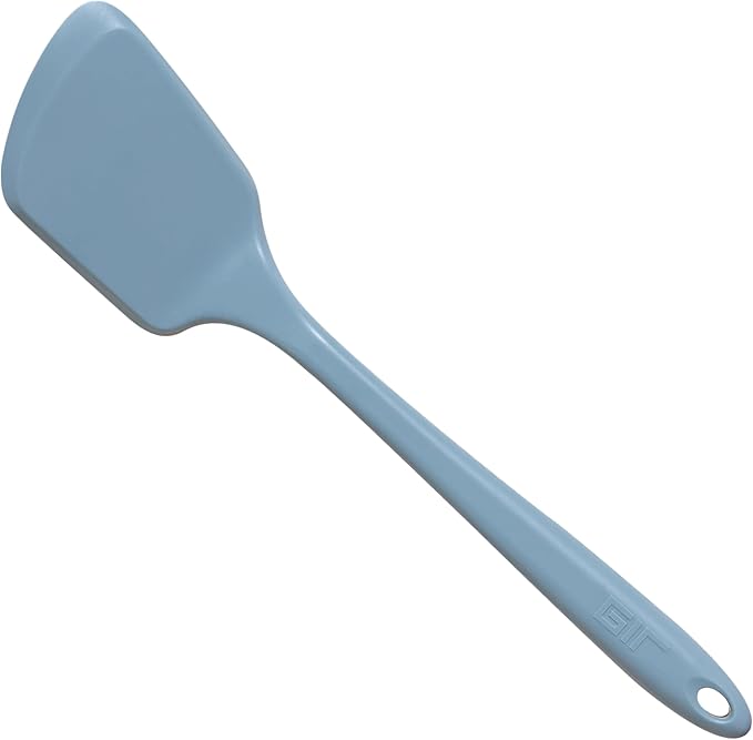 GIR: Get It Right Silicone Spatula Turner - Nonstick & Heat-Resistant Cooking Utensil - Seamless One-Piece Flexible Edge Rubber Spatula - Dishwasher-Friendly, Ultimate Turner - 13IN - Slate