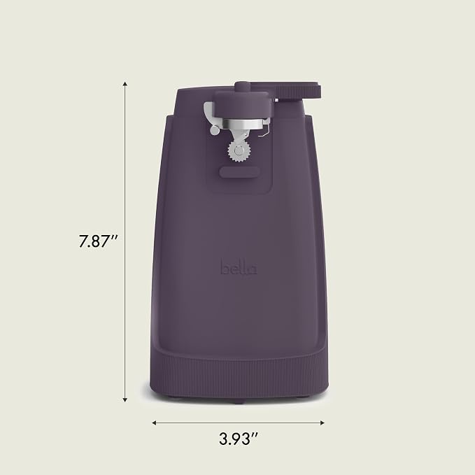 Electric Can Opener, Automatic One-Touch, Plum