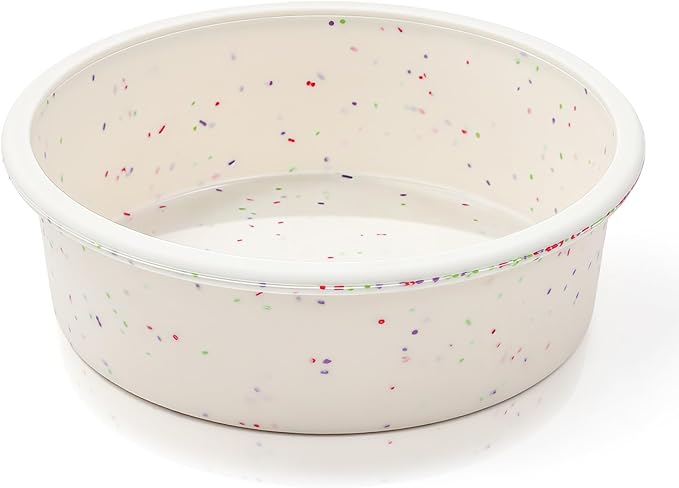 Vinino 6 Inch Round Cake Pan, Silicone Mold with Metal Frame | Perfect for Small Cakes, Cheesecakes & Desserts, Nonstick Surface, Easy Release and Cleanup