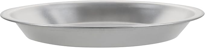 Restaurantware Aluminum Pie Pan 12 Count 10 Inch Round 1.25 Inch Deep Oven-Friendly Pie Tin, Lightweight Baking Pan, Silver Plate for Quiche, Fruit Pies, Home And Commercial Kitchens