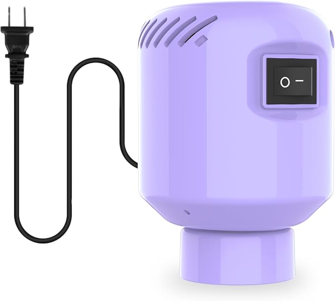 Travel Electric Vacuum Pump for Vacuum Storage & Seal Bags, Purple | Portable Vacpack Air Pump for Compression Clothing Blanket Luggage(Storage Bag Not Included)