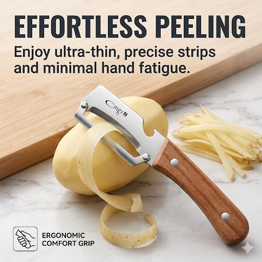 Vegetable Peeler,Effortless Peeling,Veggie Potato Fruit Peelers for Kitchen | Multifunctional Sharp Stainless Steel Blade Zero Flex Snag Peelers for Apple Carrot Cucumber Pumpkin Papaya Cheese Cabbage