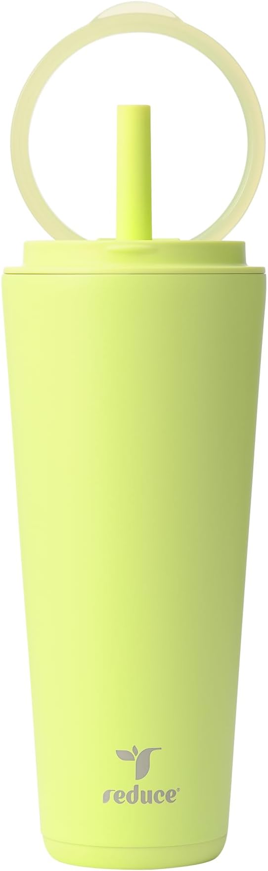 REDUCE Halo 32 oz Stainless Steel Vacuum Insulated Tumbler - Spill Proof Travel Mug with Flip Handle Lid - Keeps Drinks Cold for 32 Hrs - Dishwasher Safe - Cupholder Friendly - Mojito