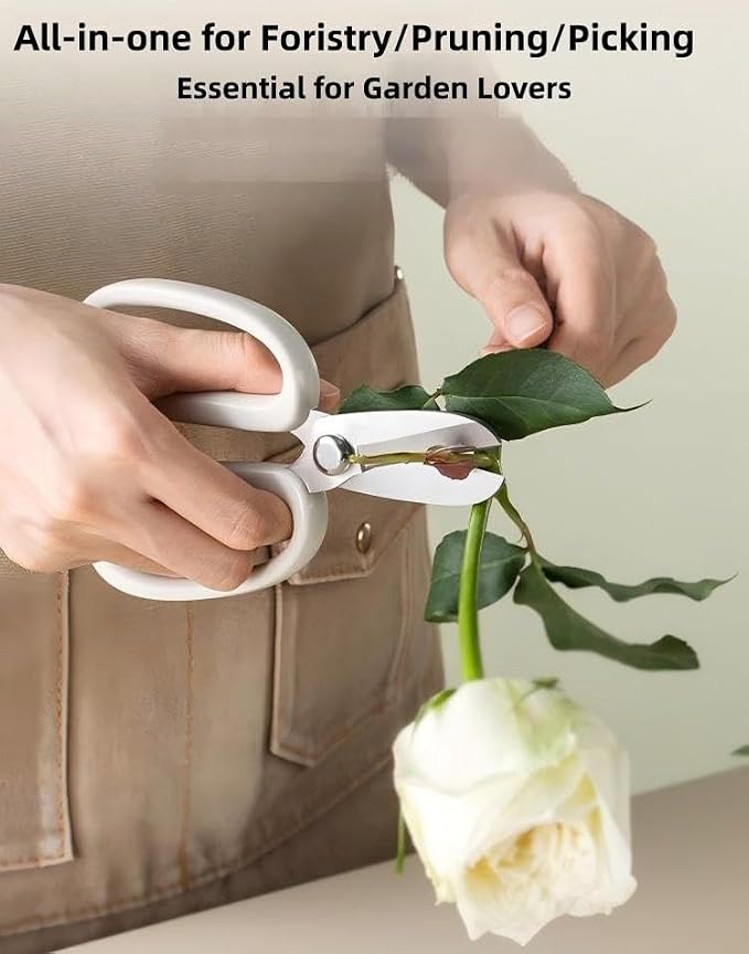 Garden Scissors Flower Shears for Plants, Pruning and Trimming