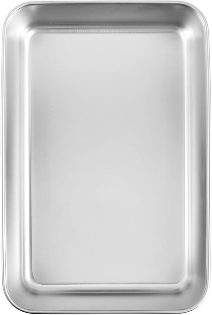 Stainless Steel Loaf Pan for Bread, 4 Pack Metal Baking Pan, Dishwasher Safe (8.5" x 5.7" x 2.5")