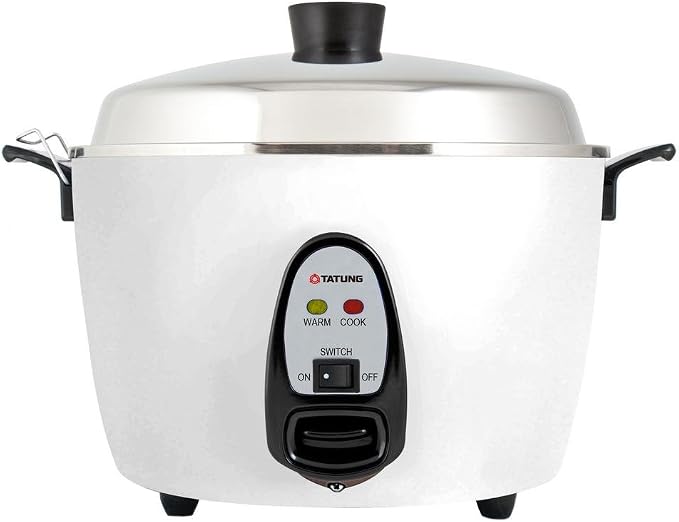 Tatung TAC-6G(SF) 6-Cup Multifunction Indirect Heat Rice Cooker Steamer and Warmer