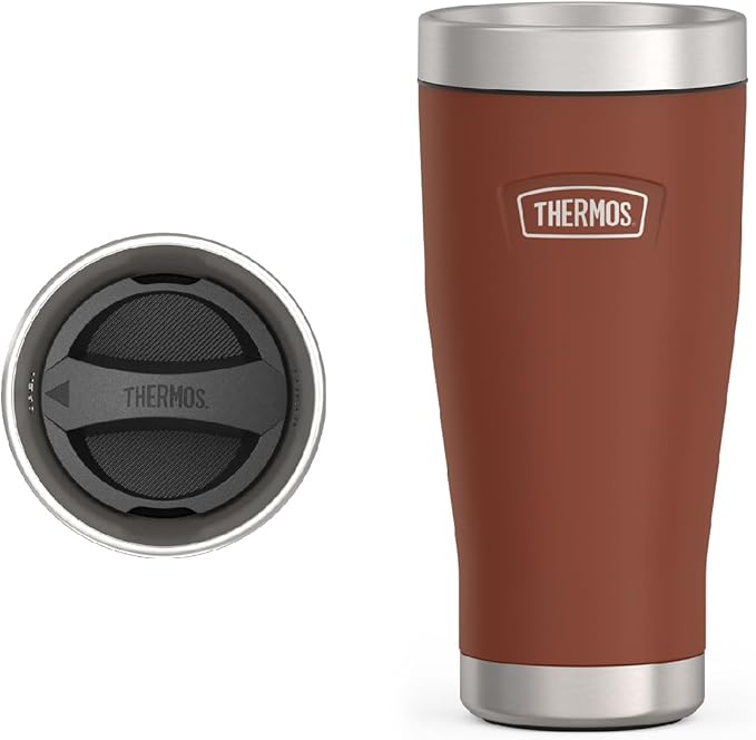 THERMOS ICON SERIES, Stainless Steel Tumbler, Saddle, 16 oz | BPA Free Material