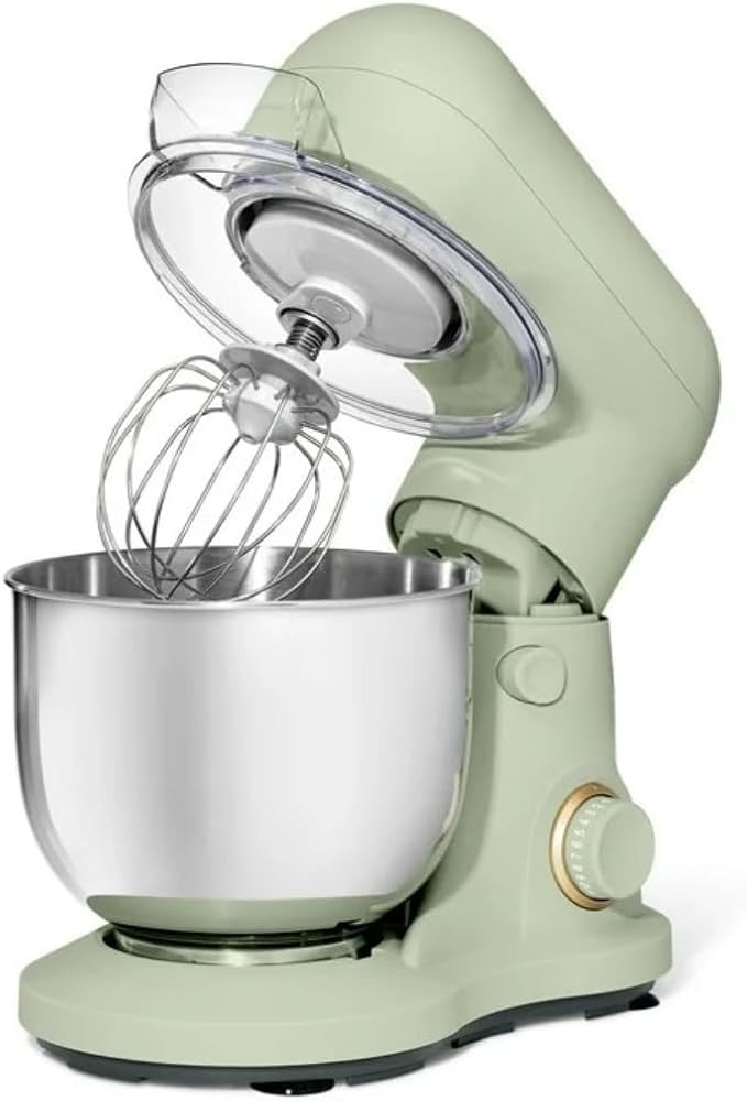 Wonderful Kitchen Stand Mixer 3.5 Qt Bowl, 12 Speeds Tilt-Head, Dough Hook Flat Beater Whisk for Baking Tasks Metal Build for Baking (Sage Green)