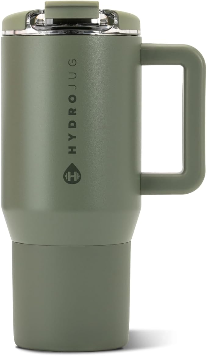 HydroJug Coffee Traveler 20oz Ceramic-Lined Mug with Handle, Courtyard