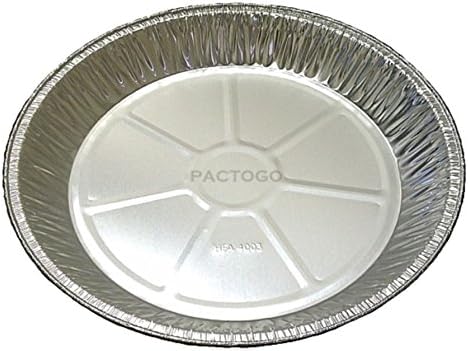 Handi-Foil 12" Aluminum Foil Pie Pan Extra-Deep Disposable Tin Plates (Pack of 12)