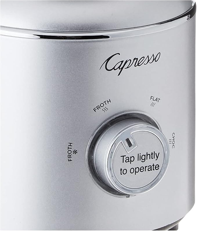 Capresso froth Select Automatic Milk Frother and Hot Chocolate Maker, Stainless Steel 209.05, Silver, 20 ounce | Stainless-Steel Pitcher, Froths 16 Oz, Heats 20 Oz, 4 Settings, Dishwasher-Safe
