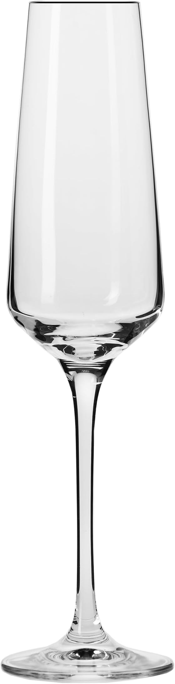KROSNO Champagne Flutes Set of 6, 6.1 oz, Avant-Garde Collection | Drinking Glasses, Led-Free Crystal Glasses for Prosecco Sparkling Wine, Wedding Champagne Flutes, Dishwasher Safe