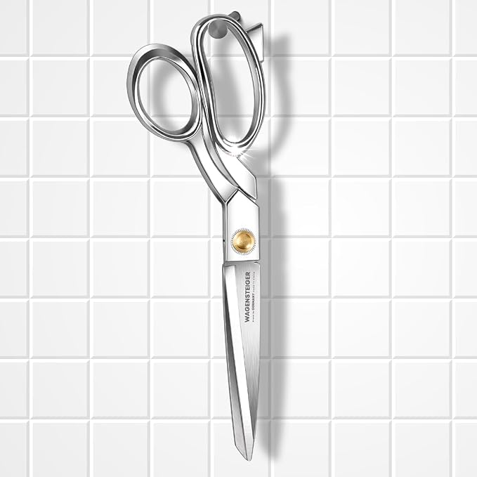 WAGENSTEIGER Stainless Steel Kitchen Scissors, Multi-Purpose Shears for Meat, Vegetables, Poultry & Seafood, Razor-Sharp Blades, Ergonomic Grip, Herb Stripper, Dishwasher Safe (Food Scissors 1601)