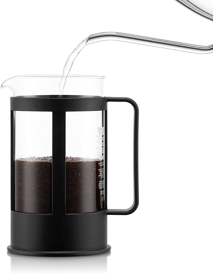 Bodum Kenya 8-Cup French Press Coffee Maker, 34-Ounce, Plastic, Black