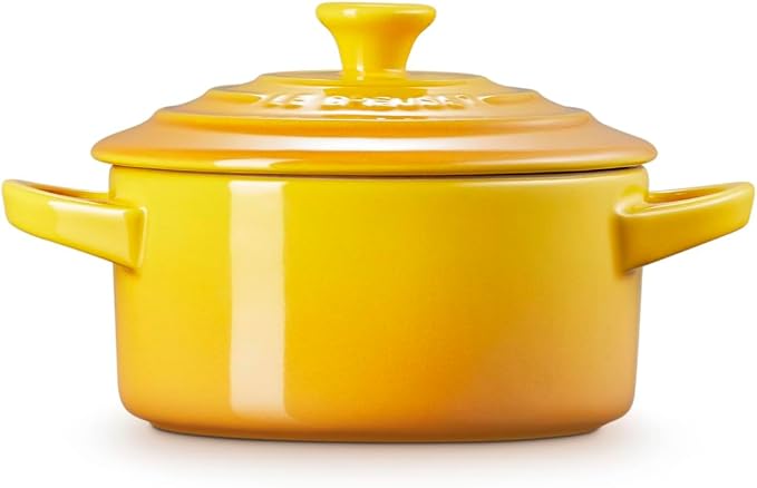 Le Creuset Stoneware Mini Round Cocotte, 8oz., Nectar