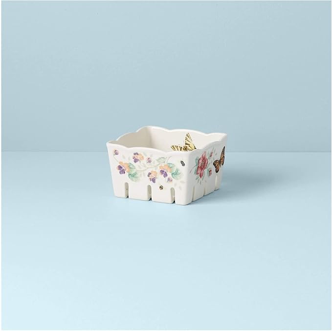 Lenox Butterfly Meadow Berry Bowl, 1.25 LB, Multi