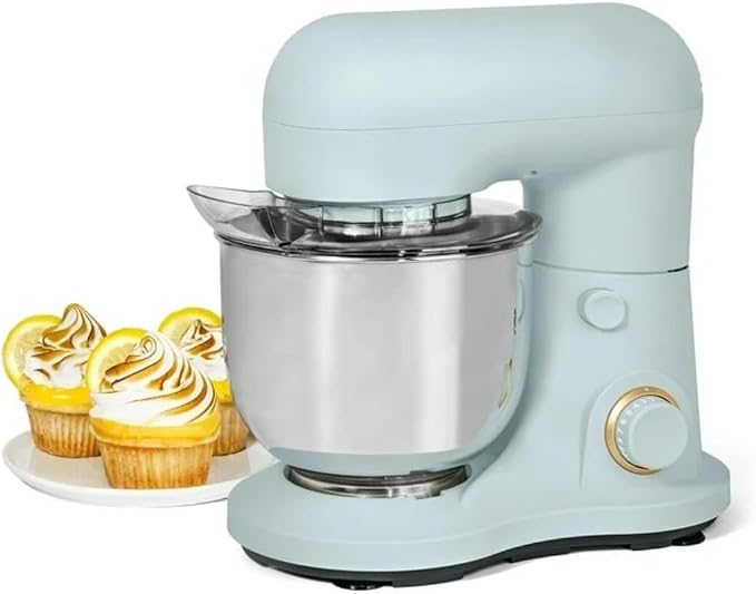 Wonderful Kitchen Stand Mixer 3.5 Qt Bowl, 12 Speeds Tilt-Head, Dough Hook Flat Beater Whisk for Baking Tasks Metal Build for Baking (Hydrangea)