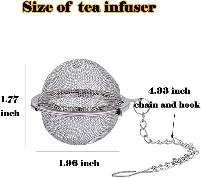 3 Pcs Tea Infusers for Loose Tea Leaf Steeper Tea Balls for Loose Tea Diffusers for Loose Tea Stainless Steel Tea Infuser Loose Leaf Tea Steeper with Metal Pendant (Bee Flower)
