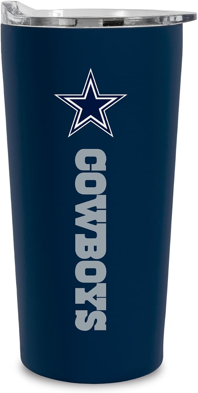 Rico Industries NFL Football Soft Touch, Easy Grip Tumbler