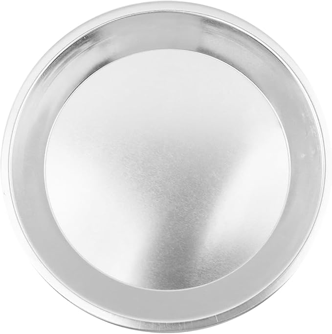 6 Inch Deep Pizza Pan,Non-Stick Round Baking Tray,Silver,3Pcs | Kitchen Bakeware Tool,Lightweight,Long-Lasting,Easy To Clean,For Baking Pizza,Cakes,Quiches And Homemade Baking