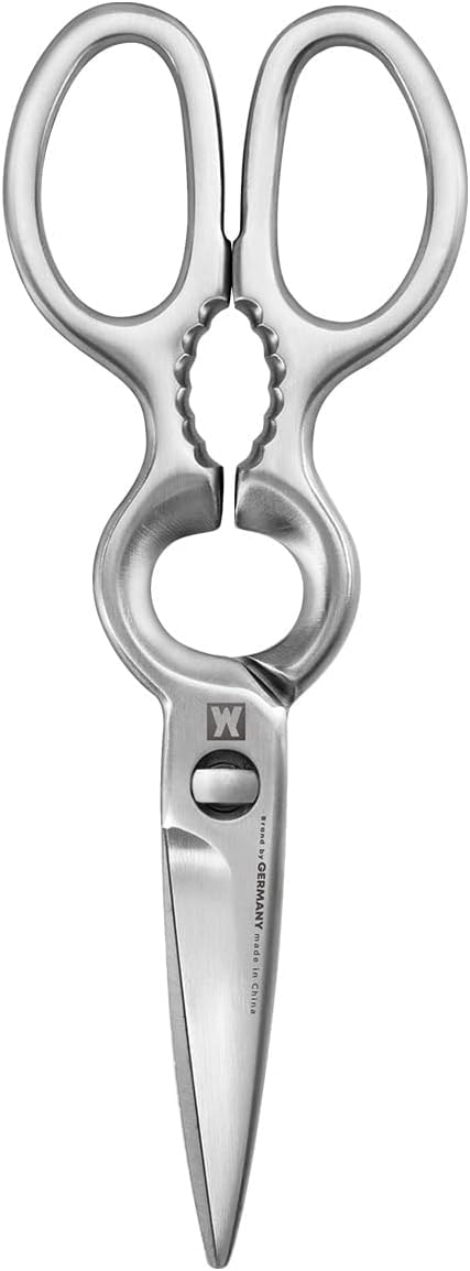 WAGENSTEIGER Kitchen Scissors, Multi-function Dishwasher Safe SUS403 Stainless Steel, Forged, Come Apart, Utility Shears, All Purpose for Cutting Food, Meat, Vegetable, Nutcracker (Food Scissors 1604)