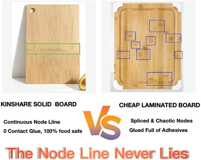 Small Bamboo Cutting Board for Garlic, Ginger, Herbs & Fruit, Solid One-Piece Bamboo Construction, Compact Mini Prep Board, Naturally Odor Resistant, 11.8 x 7.3 Inch