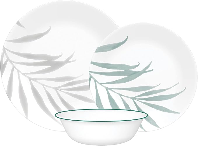 Corelle Dinner Plate, Solar Print, 12 pc Set