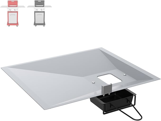 Grease Tray with Catch Pan for Nexgrill 2-Burner Replacement Parts 720-0864R, 720-0864RA, Drip Pan for Nexgrill 2 Burner 720-0864RA Grease Tray Replacement