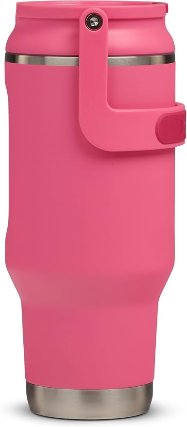 Igloo 32 oz Sport Sipper Tumbler | Stainless Steel Drinkware | Thrift Pink
