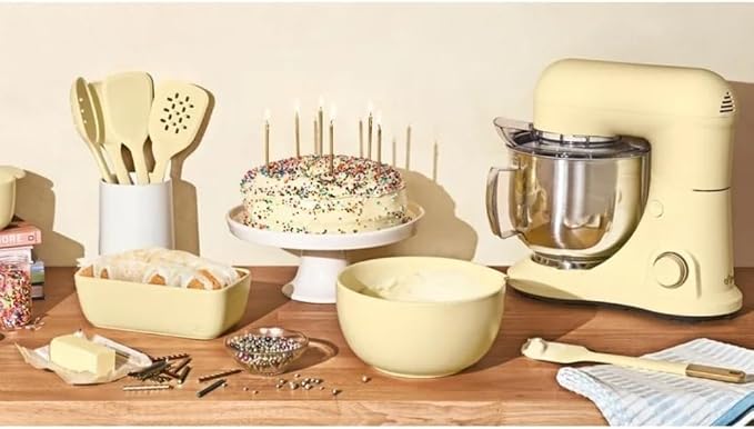 Wonderful Kitchen Stand Mixer 5.3 Qt Bowl, 12 Speeds Tilt-Head, Dough Hook Flat Beater Whisk for Baking Tasks Metal Build for Baking (Butter Cream)