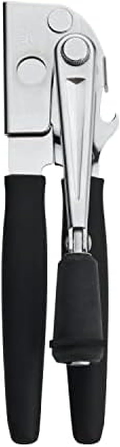 Swing-A-Way Easy-Crank Can Opener with Folding Crank Handle, Black, 3.50 x 4.50 x 10.50 | 8.9" Can Opener with High-Carbon Wheel - Skip-Proof Feed & Integrated Bottle Opener for Easy Operation