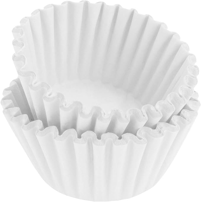 8-12 Cup Basket Coffee Filters, White Paper for Drip Makers, 200 Count | Made in USA basket coffee filters, 8-12 cup size, white paper, 200 count, for drip coffee makers