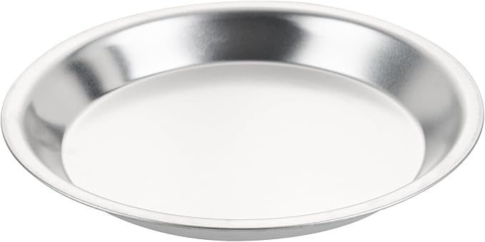 Restaurantware Aluminum Pie Pan 72 Count 11 Inch Round 1.25 Inch Deep Oven-Friendly Pie Tin, Lightweight Baking Pan, Silver Plate for Quiche, Fruit Pies, Home And Commercial Kitchens