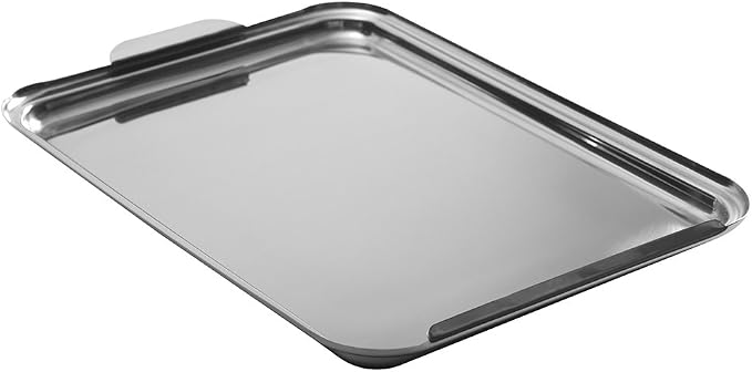 Lindy's Stainless Steel 9 X 13 Inches Covered Cake Pan with Stainless Steel Lid, Deep Pan for Baking Cakes, Breads, Casseroles, Fish, Vegetables and More