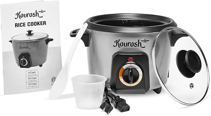 YEDI KOUROSH Persian Rice Cooker 4 Cup Tahdig Maker