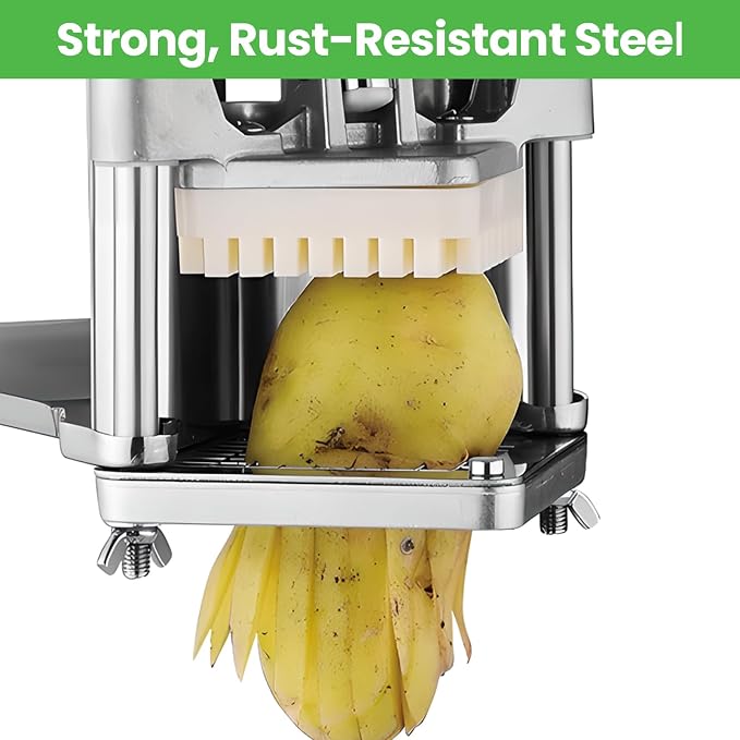 1/4" Vegetable Chopper Blade Replacement, Food-Grade 304 Stainless Steel Dicer Blade for Commercial Vegetable Chopper, Sharp & Durable French Fry Cutter Blade, Easy Clean, Fits Most Chopper Models