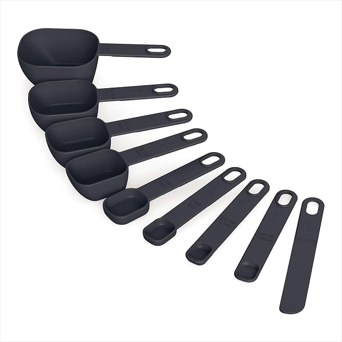 bella TOOLS 9 Piece Nested Measuring Set, Slate