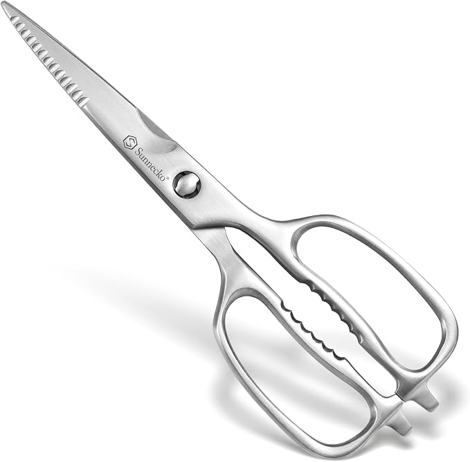 Kitchen Scissors for Food, Heavy Duty Scissors All Purpose Kitchen Shears That Come Apart, 8.5 Inch Fully Forged Stainless Steel