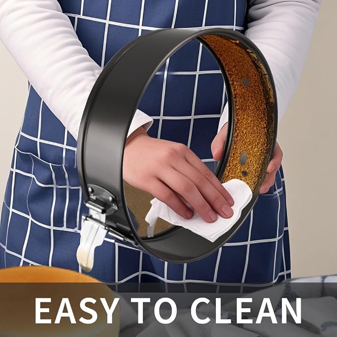Springform Pan Set, 4" 7" 9" Nonstick Cheesecake Pan, Round Cake Pans, Leakproof Cake Tins with Removable Bottom, Springform Cake Pans Baking Pans