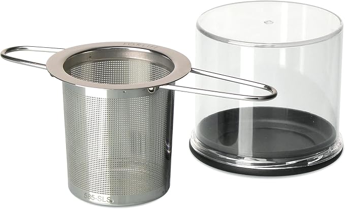 FORLIFE Stainless Folding Handle Tea Infuser with Carrying Case