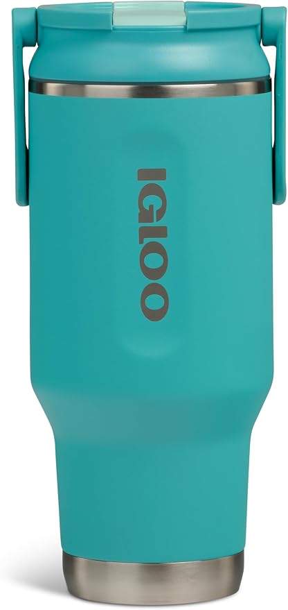 Igloo 32 oz Sport Sipper Tumbler | Stainless Steel Drinkware | Lagoon Teal