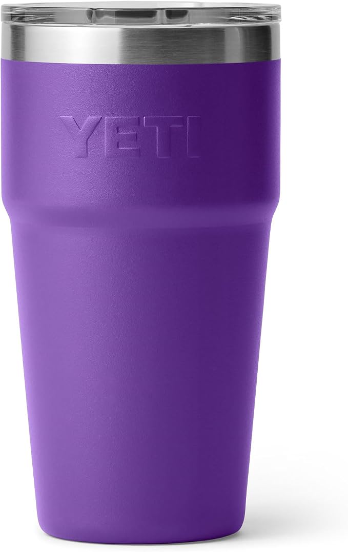 YETI Rambler 20 oz Stackable Tumbler, Stainless Steel, Vacuum Insulated with MagSlider Lid