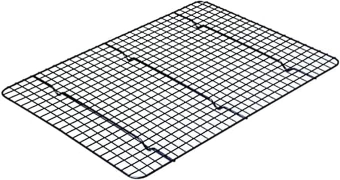 Chicago Metallic Professional Non-Stick Cooling Rack, 16.75-Inch-by-11.75-Inch, Black (Pack of 6)